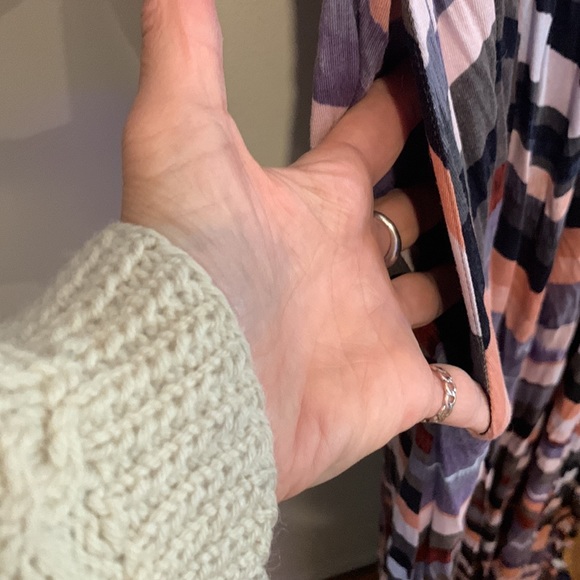 Maeve Chevron patterned dress sz L - Picture 7 of 7